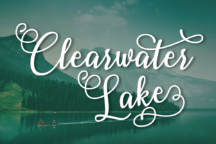 Clearwater Lake: A Script Font That Balances Elegance and Utility