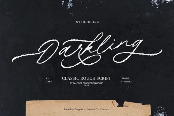 Darkling Font: A Raw, Organic Edge for Your Next Design