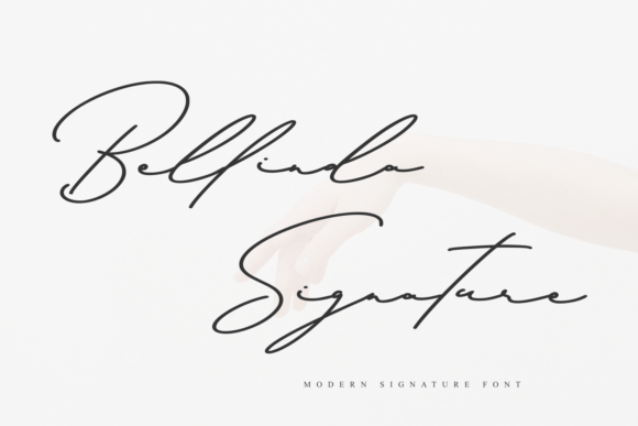Discover the Elegance of Bellinda Signature Font