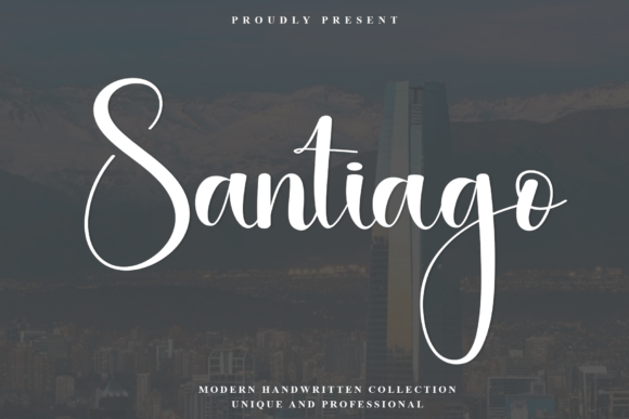 Discovering Santiago: The Modern Handwritten Script
