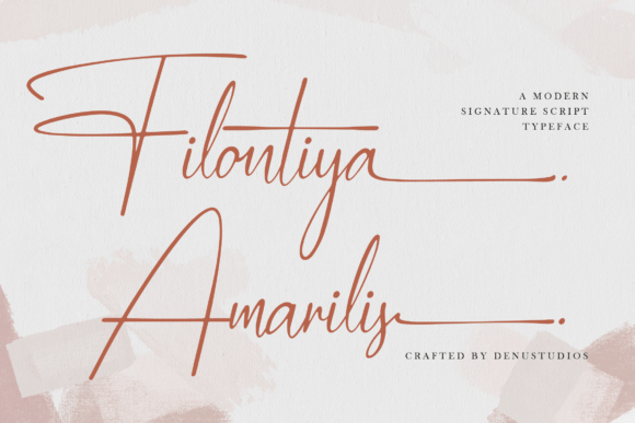 Filontiya Amarilis: Understated Luxury in a Script Font