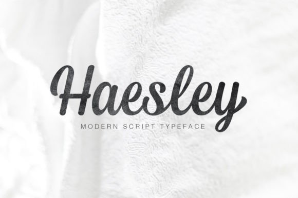 Haesley: The Modern Script Font That Feels Handmade