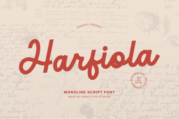 Harfiola: The Monoline Script with Soulful Character