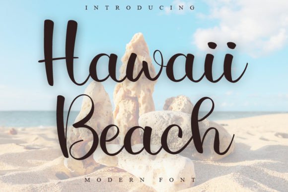 Hawaii Beach: A Font That Brings Warmth to Your Work