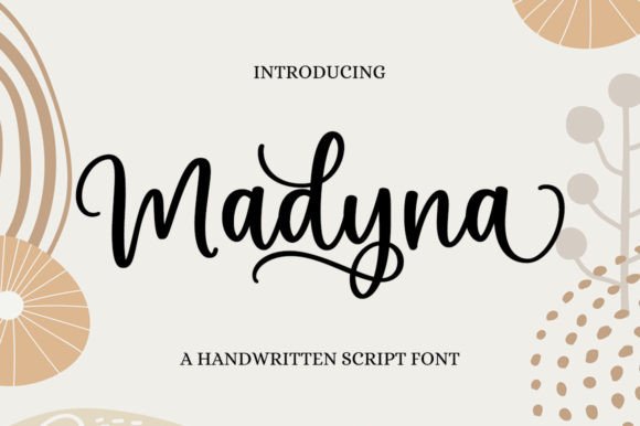 Madyna: The Flowing Script Font for Elegant Designs