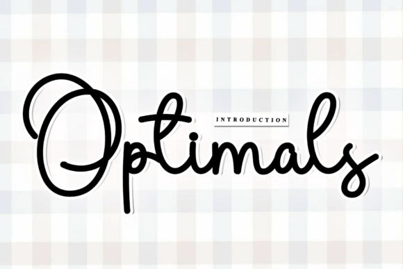 Optimals: The Rhythmic Script for Artisanal Branding