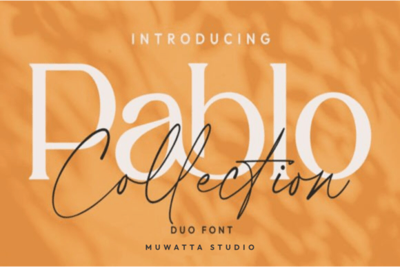 Pablo Duo: A Font Pairing for Timeless Elegance