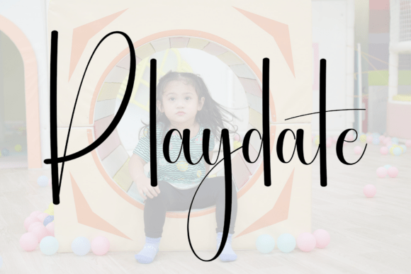 Playdate: The Elegant Handwritten Script for Sophisticated Design