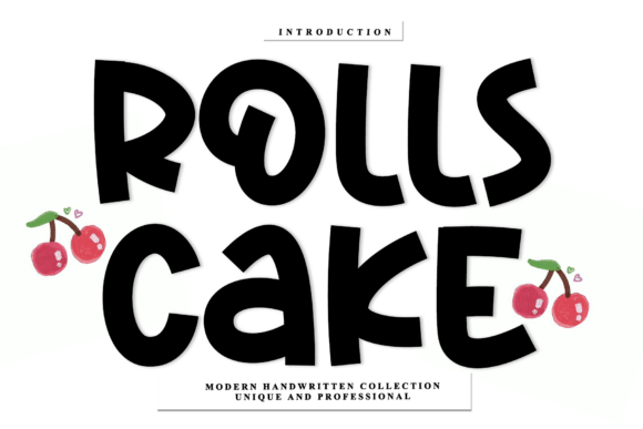 Rolls Cake: A Font That Tells a Story