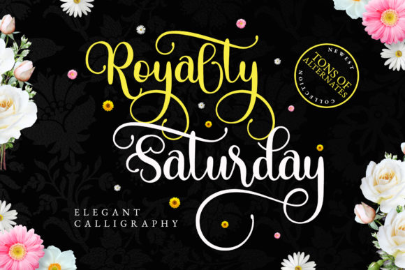 Royalty Saturday: The Modern Script Font for Luxurious Designs
