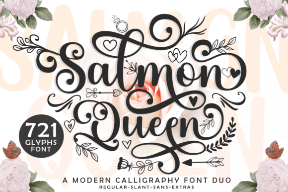 Salmon Queen Duo: A Fresh Take on Modern Font Pairings