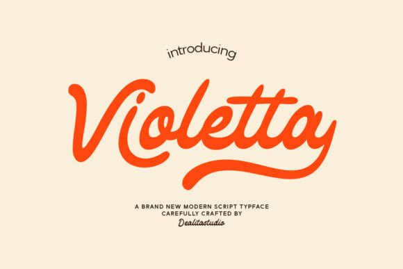 Violetta: A Script Font with Vintage Soul